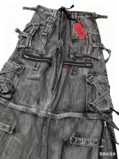 Fashion Multi-pockets Loose Wide Leg Jeans GQLF-3029