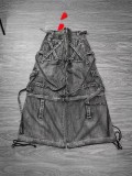 Fashion Multi-pockets Loose Wide Leg Jeans GQLF-3029