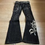 Fashion Embroidered Flare Jeans GQLF-3009
