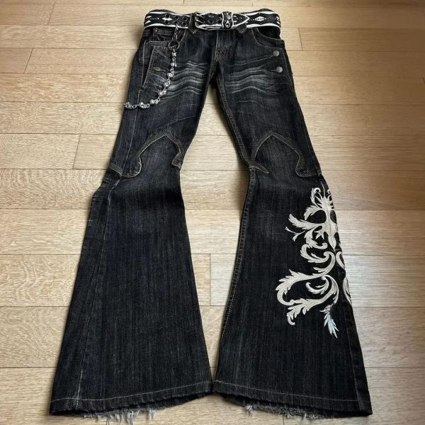 Fashion Embroidered Flare Jeans GQLF-3009