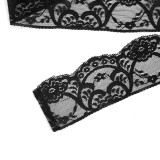 Solid Color Lace Scarf Strapless Top GSBW-Q25TP439