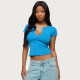 V Neck Short Sleeve T Shirt GSBW-J26TP062