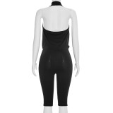 Deep V Neck Backless Seventh Jumpsuit GDSF-J26JP015
