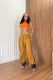 Tassel Contrast Color Jeans LA-6009