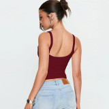 Solid Color Sport Tank Tops LJSF-T5B20971X