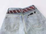 Plus Size Fashion Washed Straight Jeans GYLN-3648