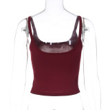 Solid Color Sport Tank Tops LJSF-T5B20971X