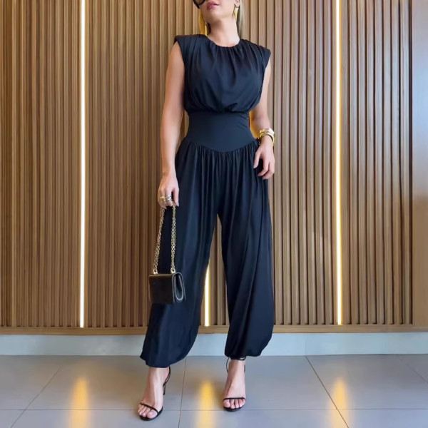 Fashion Sleeveless Yoga Lantern Jumpsuit GQLK-6310