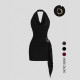 Halterneck Backless V Neck Mini Dress GSRX-SRX720