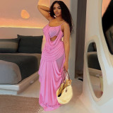 Mesh Patchwork See Through Two Piece Skirts Set GZJQ-K6S01127A