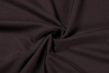 Slash Shoulder Ruched Split Maxi Dress GWSD-D1995154