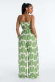 Print Sling Slim Jumpsuit YD-8850