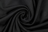 Long Sleeve Solid Color Ruched Maxi Dress GJYO-305058