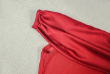 Solid Color Ruched Mini Dress GJYO-305057