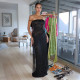 Lace Patchwork Off Shoulder Maxi Dress GZJQ-K25D91003
