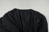 Long Sleeve Solid Color Ruched Maxi Dress GJYO-305058