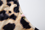Leopard Print Sling Top Two Piece Shorts Set GZJQ-K25S90878