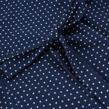 Lace Patchwork Polka Dots Print Mini Dress GPKJ-MR46222