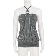 Halterneck Off Shoulder Sexy Tops GPKJ-MR47041