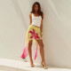 Print Irregular Casual Skirt XEF-K6J00241A