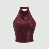 Off Shoulder Backless Tank Tops GXIY-K26L2273