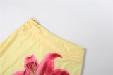 Print Irregular Casual Skirt XEF-K6J00241A