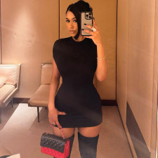 Sexy Hollow Out Backless Mini Dress XEF-K6D02037A
