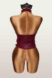 Off Shoulder Backless Tank Tops GXIY-K26L2273