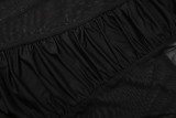 Mesh Patchwork See Through Backless Maxi Dress GSLF-K6D02617A