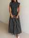 Stripe Sleeveless Maxi Dress GPBY-DR8187