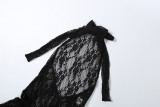 Lace Sleeveless Backless Skinny Jumpsuit GSLF-K6Q02836A