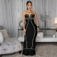 Sexy Sleeveless Beaded Spaghetti Straps Maxi Dress CYA-902240