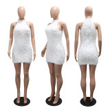 Sleeveless Sequin Mini Dress CYA-902223