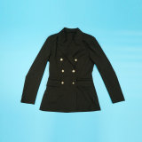Solid Color Long Sleeve Blazer Two Piece Pants Set YF-10980