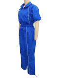 Short Sleeve Sport Tops Two Piece Pants Set SH-391526