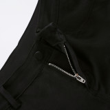 Solid Color Slim Short GPKJ-MR46858