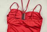 Halterneck Ruched Backless Top GJYO-JT0128962