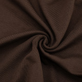 Solid Color Halterneck Ruched Tops GSBW-J26TP075