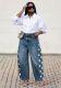 Star-print Straight Jeans GYLN-2619