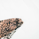 Leopard Print Backless Mini Dress GDSF-D26DS066