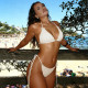Bow-Tie Solid-Color Bikini 3 Piece Swimsuit GPKJ-MR47826