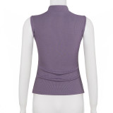 Print Sleeveless Knits Top GPKJ-MR48313