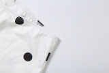 Polka Dot Print Backless Vest Seventh Pants Suit XEF-K6S03857A