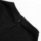 Solid Color Off Shoulder Slim Jumpsuit GDSF-J26JP074