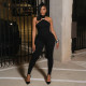 Solid Color Off Shoulder Slim Jumpsuit GDSF-J26JP074