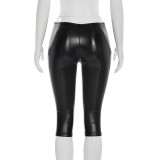 Smooth Leather Slim Seventh Pants MXBF-Y26PT103