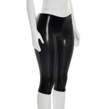 Smooth Leather Slim Seventh Pants MXBF-Y26PT103