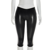 Smooth Leather Slim Seventh Pants MXBF-Y26PT103