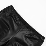 Smooth Leather Slim Seventh Pants MXBF-Y26PT103