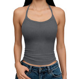 U Neck Solid Color Tank Top GYZY-6705